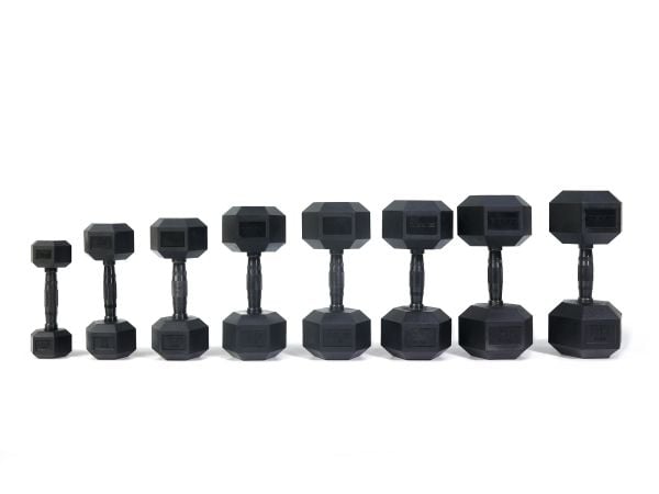 Gummiert sekskantet manual 1 x 2,5 kg
