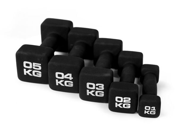 neoprenhåndvekter 2 x 5 kg