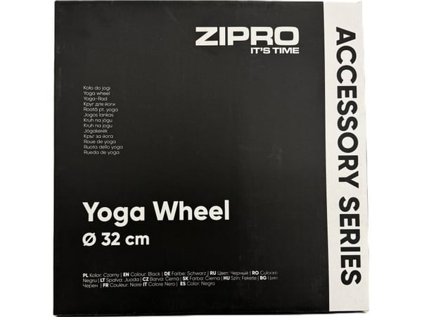 Svart yogahjul