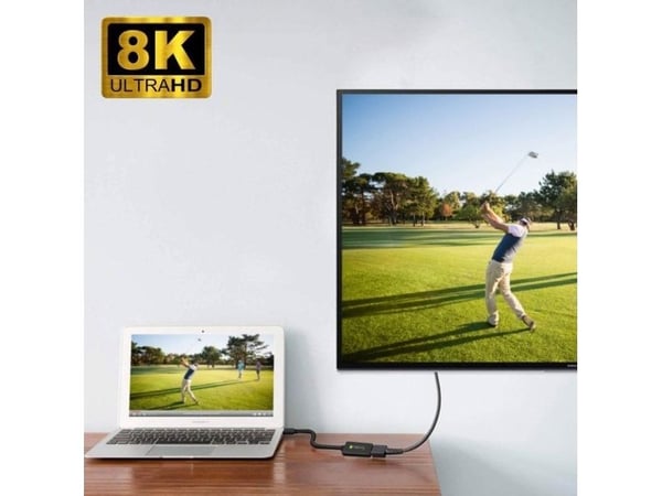 Techly IADAP MDP-HDMIF8K, Mini DisplayPort, HDMI, Hankjønn, Hunkjønn, Rett, Rett