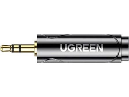 Adapter / adapter UGREEN fra 3,5 mm jack til 6,5 / 6,35 mm mini jack (grå)