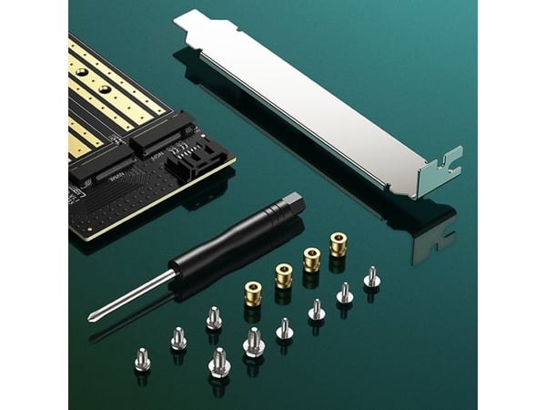 Ugreen adapter PCIe 3.0 x4 till M.2 M-Key + M.2 B-Key