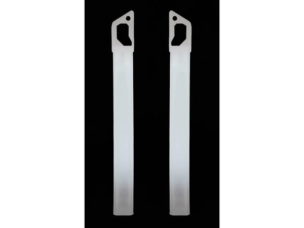 Lifesystems kjemisk lys 8 Hour Glow Sticks, hvit, universal