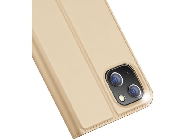 Dux Ducis Dux Ducis Skin Pro hylsterdeksel med klaff iPhone 14 Max gull