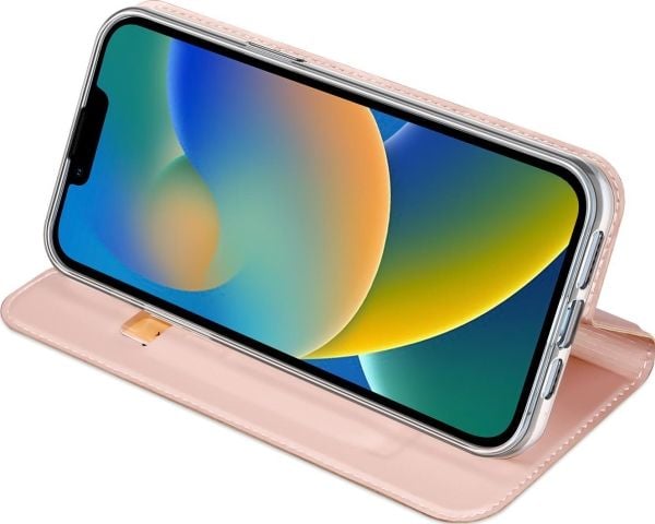 Dux Ducis Dux Ducis Skin Pro hylsterdeksel med klaff iPhone 14 Max rosa