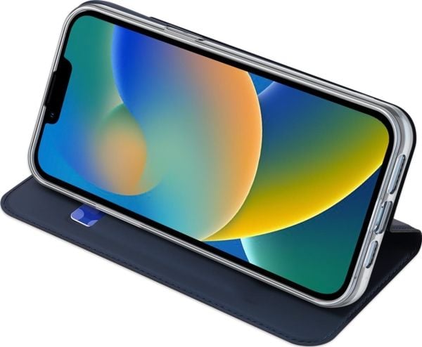 Dux Ducis Dux Ducis Skin Pro hylsterdeksel med klaff iPhone 14 Max blå