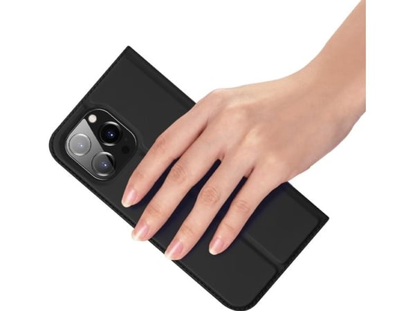 Dux Ducis Skin Pro deksel/etui med klaff til iPhone 14 Pro Max svart