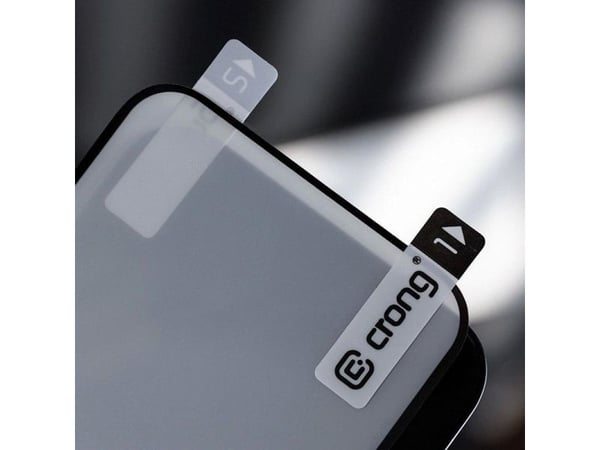 Crong Crong 7D Nano fleksibelt glass – ikke-sprekkende hybridglass 9H for hele skjermen på POCO M4 Pro 5G