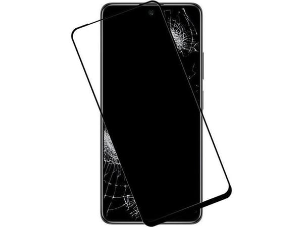 Crong Crong 7D Nano fleksibelt glass – ikke-sprekkende hybridglass 9H for hele skjermen på POCO M4 Pro 5G