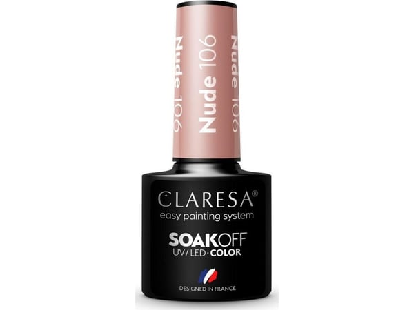 Claresa CLARESA Hybrid neglelakk NUDE 106 -5g