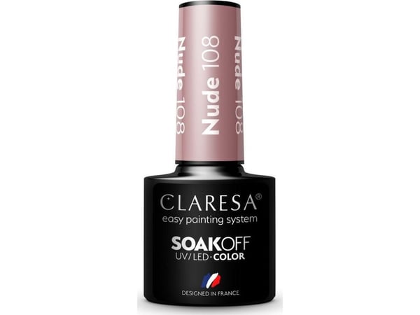 Claresa CLARESA Hybrid neglelakk NUDE 108 -5g