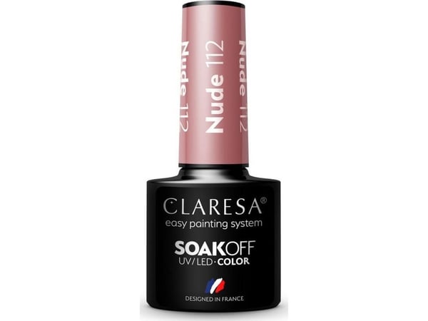 CLARESA_Soak Off UV/LED Nude hybrid lakk 112 5g