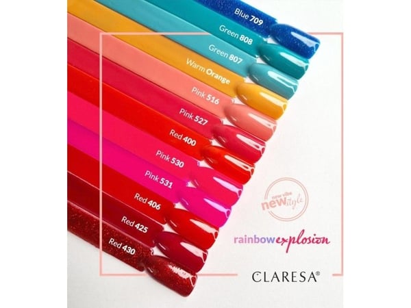 CLARESA Hybrid Varnish Red No. 425 5g