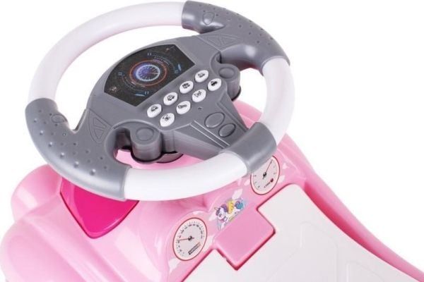 Technok trillebil/sykkelbil rosa