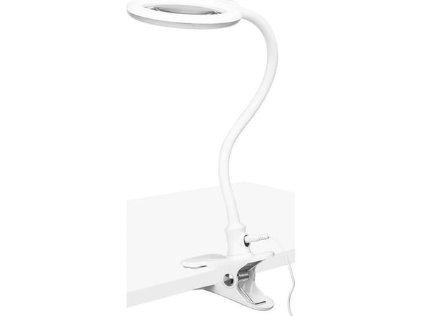 Activeshop lupe-lampe ELEGANTE 2014-2R 30 LED SMD 5D med stativ og klemme til bord
