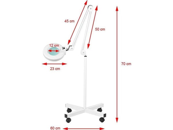 Activeshop LED FORSTØRSLAMPE S4 + LED JUSTERBART STATIV. LYSINTENSITET