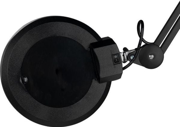 Activeshop LED-forstørrelseslampe LAMPA LUPA LED S5 + stativ SVART