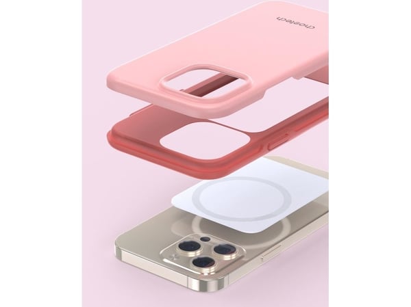 Choetech MFM pudotussuojakotelo MagSafe iPhone 13 Pro pinkki (PC0113-MFM-PK)