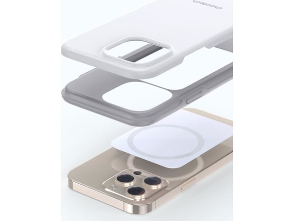 Deksel Choetech MFM Drop Protection Deksel til iPhone 13 Pro Max Hvit (PC0114-MFM-WH)