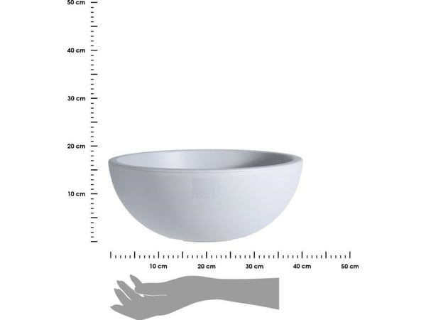 ProGarden rund blomkruka 40x16 cm