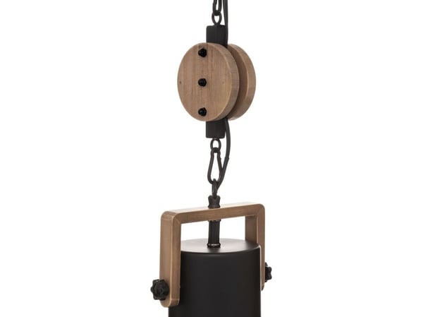 Hengelampe Atmosphera moderne svart taklampe til stue/spisestue