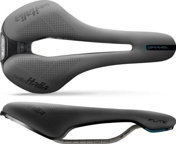 Selle Italia Flite Boost Gravel TI316 Superflow S sal (id match S3) – TI316 Rail, Fibra-Tek, Light Gel 228g (NEW)