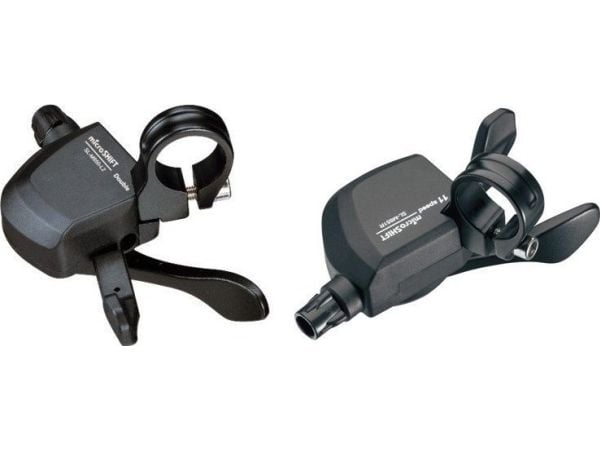 Microshift gir-/bremsehendler MICROSHIFT XLE, par, 11-delt (2x11), kompatible med Shimano, Xpress Trigger, uten girindikator (NEW)