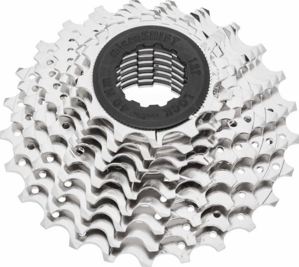 Microshift kassett MICROSHIFT R9 9-delt stål kompatibel med Shimano 11-12-13-15-17-19-21-23-25 nikkel (NY)