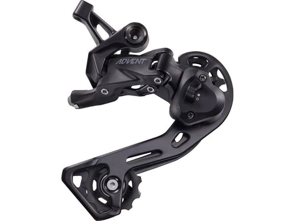 Microshift bakgir MICROSHIFT ADVENT, 9-delt, ikke kompatibel med Shimano, medium klammer, maks. 42-46T, kapasitet 41T, clutch (NY)