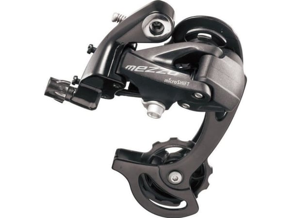 Microshift bakgir MICROSHIFT MEZZO 8-9-delt (1/2x8/9) kompatibelt med Shimano, kort klatring, maks. 28-36T, kapasitet 39T (NEW)