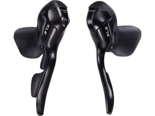 Microshift skiftegrep MICROSHIFT XLE, foran, 10-delt, kompatibelt med Shimano Dual Control, venstre girhendel kun med bremsehendl, svart (NY)