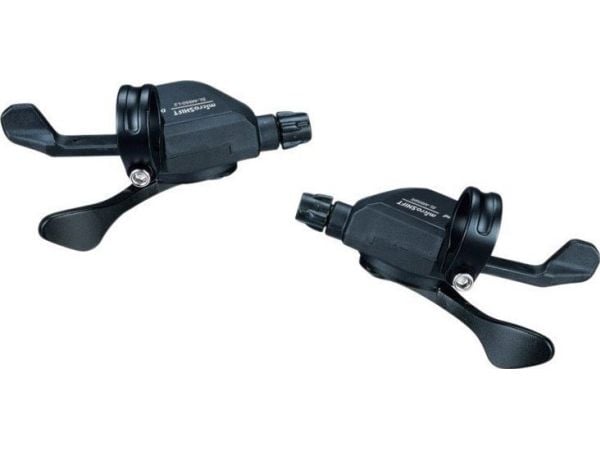 Microshift håndtak MICROSHIFT MARVO, par, 9-delt (2/3x9), kompatible med Shimano, Xpress Trigger, uten girindikator (NEW)