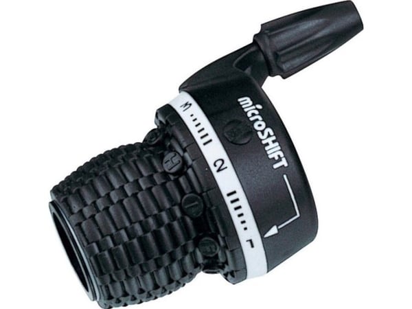 Microshift girspak MICROSHIFT, venstre, 3. gir, kompatibel med Shimano, Twist Shifter, friksjon (NY)