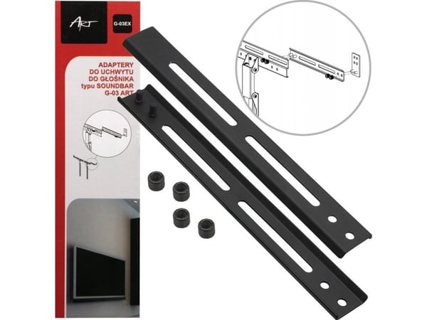 Adapter til feste for høyttaler av typen Soundbar G-03 EX art extention kit