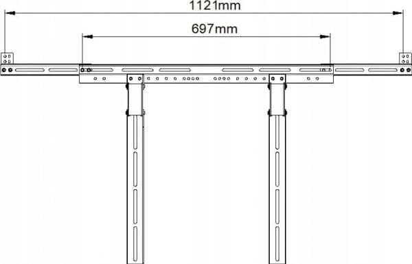 Adapter til feste for høyttaler av typen Soundbar G-03 EX art extention kit