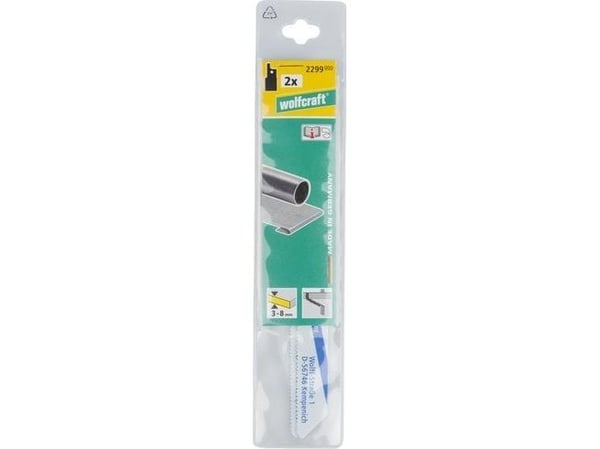 Wolfcraft 2299000 2 bajonettisahanterää Sahanterän pituus 152 mm 2 kpl