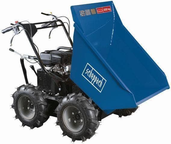 Scheppach DP3000, Motorisert trillebår, 4 hjul, 300 kg, 196 cm³, 3,6 l, 700 mm