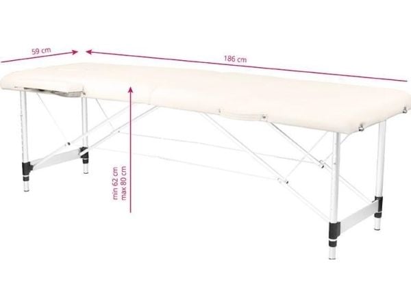 Activeshop COMFORT ACTIV FIZJO massasjebenk i aluminium 2-segment
