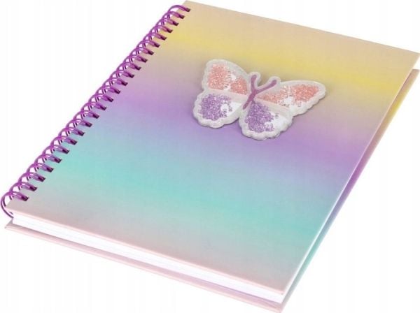 Starpak NOTES A5 spiral sommarfjäril 6/36