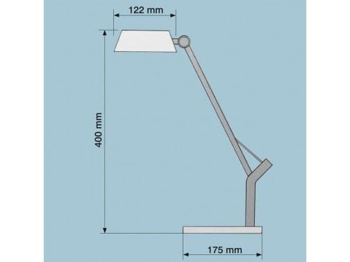 Skrivebordslampe Tiross gull (TS-1817)