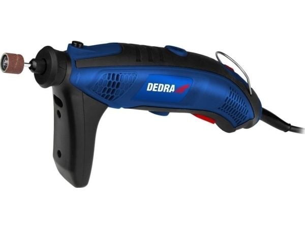 Slipe­maskin Dedra minislipe­maskin 170 W - sett med tilbehør 44 deler, koffert