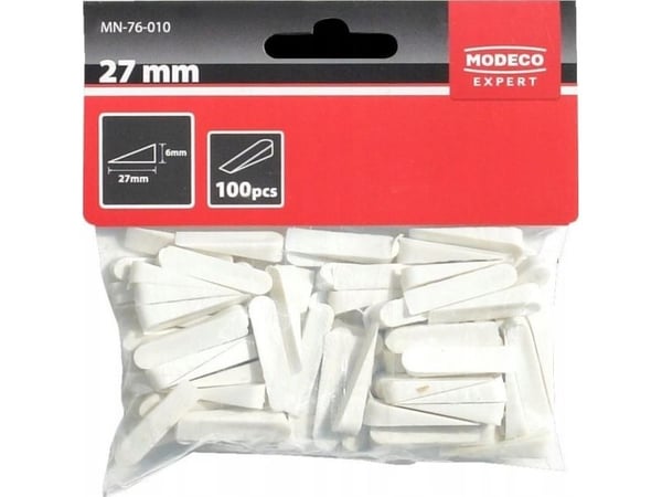 EXPERT utjevningskiler for glassering store 50 stk CLIP-STRIP