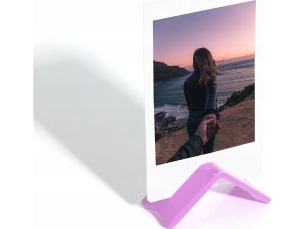LoveInstant ramme med holder til Fujifilm Instax / fiolett