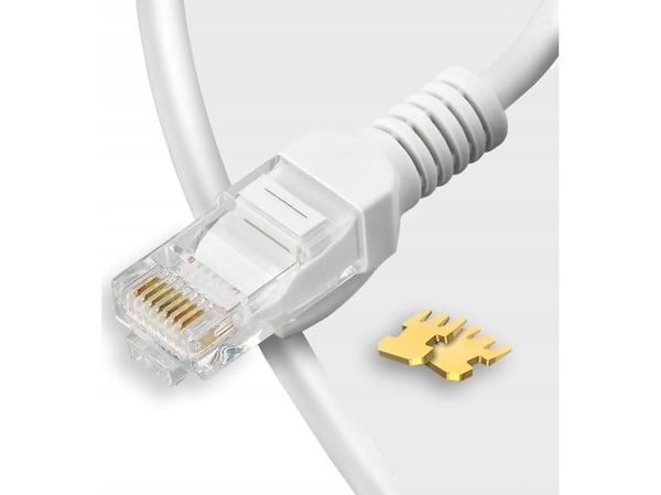 Lexton 1:1 8p8c tietokoneverkkokaapeli (patchcord), 0,5m.