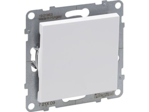 Legrand SUNO Yksittäinen painike valkoinen 6A 250V automaattiset liittimet 721109