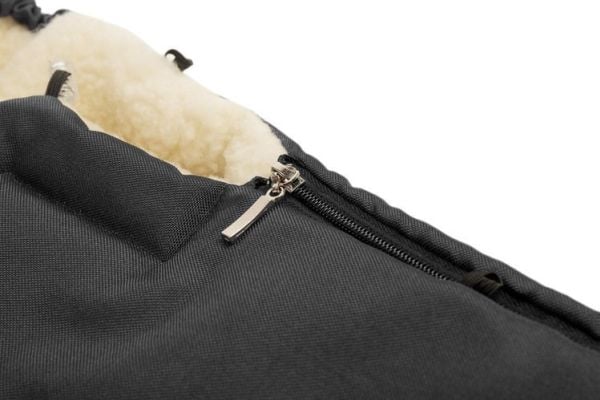 Sensillo påslakan till barnvagn ull Black 95x40