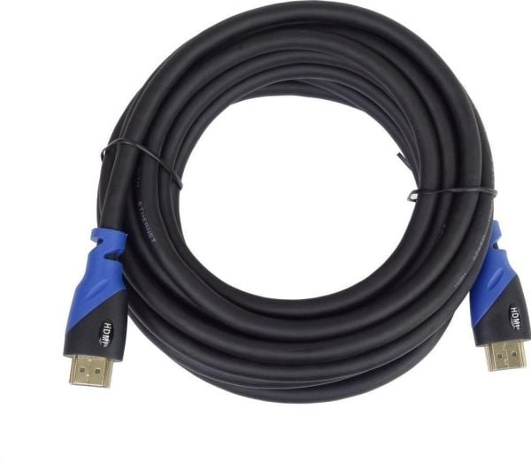 PremiumCord KPHDM2V1, 1 m, HDMI Type A (Standard), HDMI Type A (Standard), 18 Gbit/sek., Sort, Blå