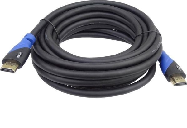 PremiumCord KPHDM2V1, 1 m, HDMI Type A (Standard), HDMI Type A (Standard), 18 Gbit/sek., Sort, Blå