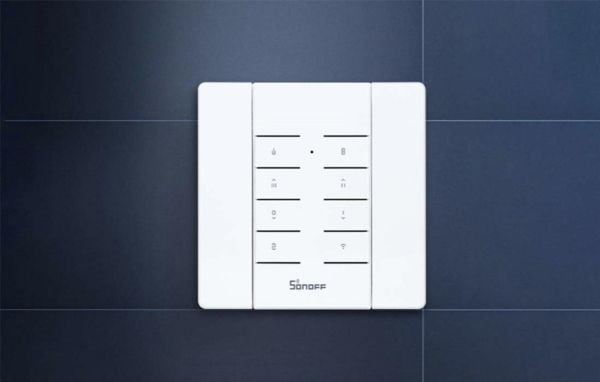 Sonoff RM433R2, Smarthjemmeenhet, RF kabel-fri, Trykknapper, Hvit