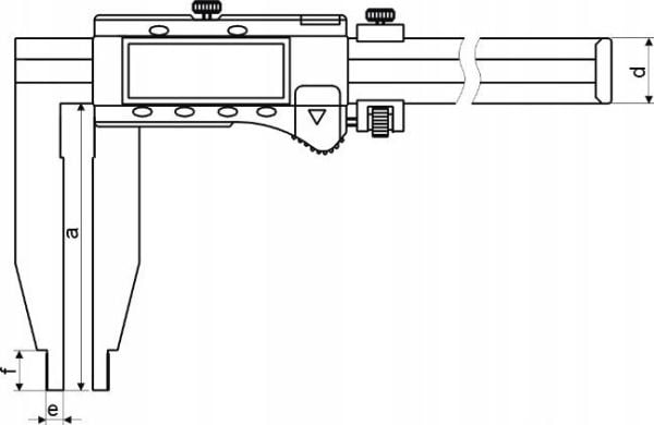 Gimex CALIPER 300 SIFR. 3V/DATA JAWS 90 1-SIDE